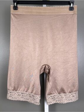 Rago Style 518 8X 46 High Waist Light Shaping Bike Short Satin 4-Way Stretch